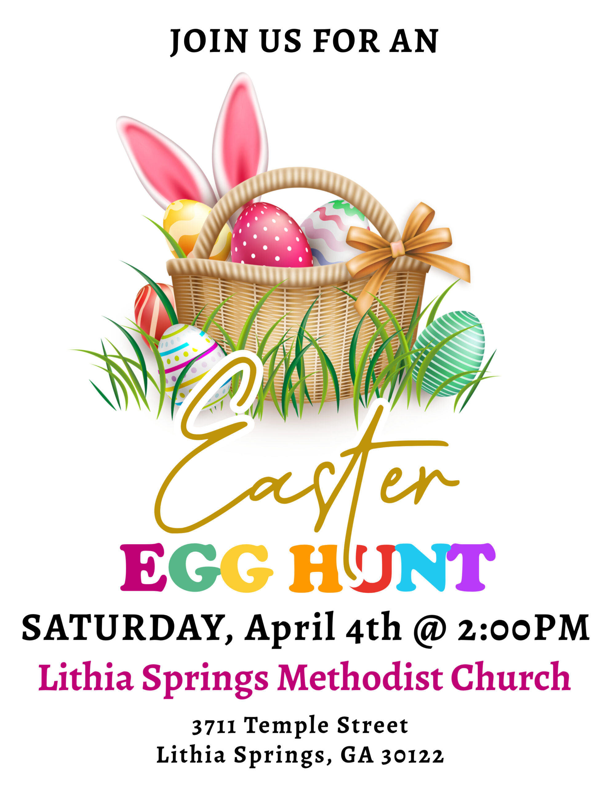 Easter Egg Hunt This Saturday!