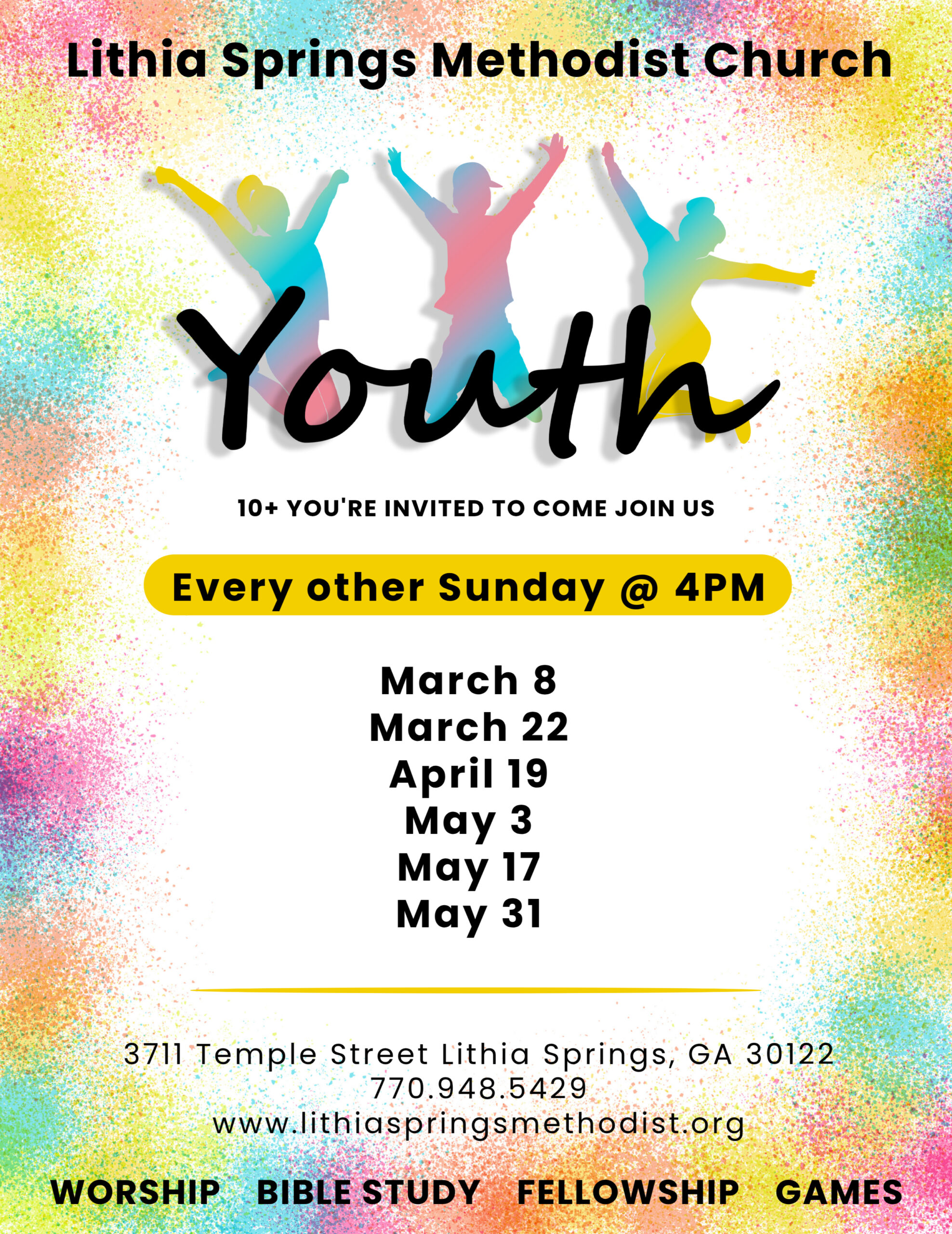 Youth Group This Sunday 4PM